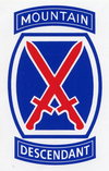 Logotipo da 10ª Divisão de Montanha
